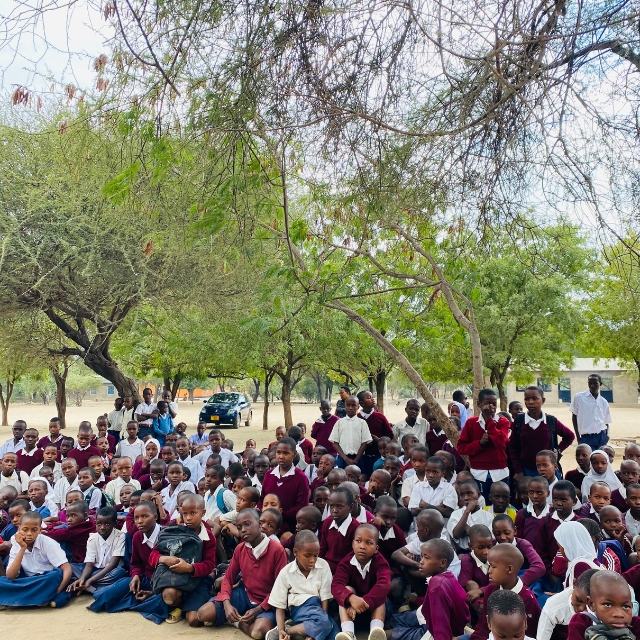 travel gen gives back to school kids in africa