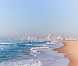 durban north beach blue water