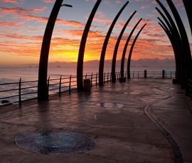 durban umhlanga rock sun set